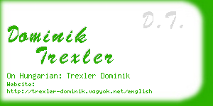 dominik trexler business card